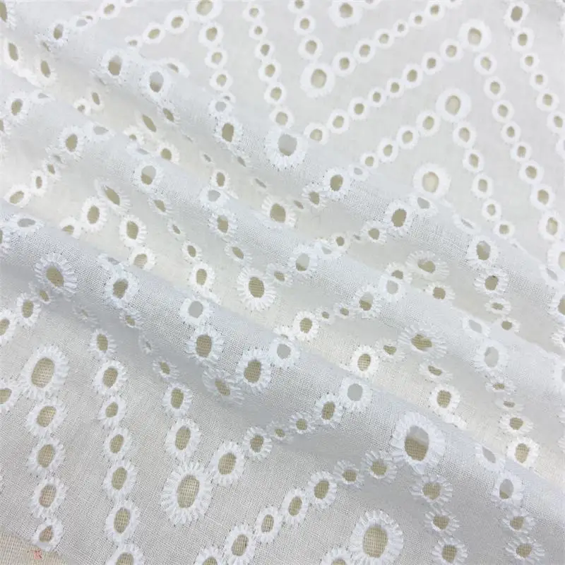 Швейцарская вуаль ткань 100% хлопок ушко дизайн цветочная ткань детская одежда вышитая ткань