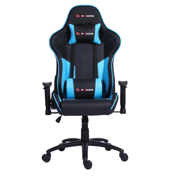 Luxury Black Office Computer Armrests Racing Swivel Gaming Racing Chair