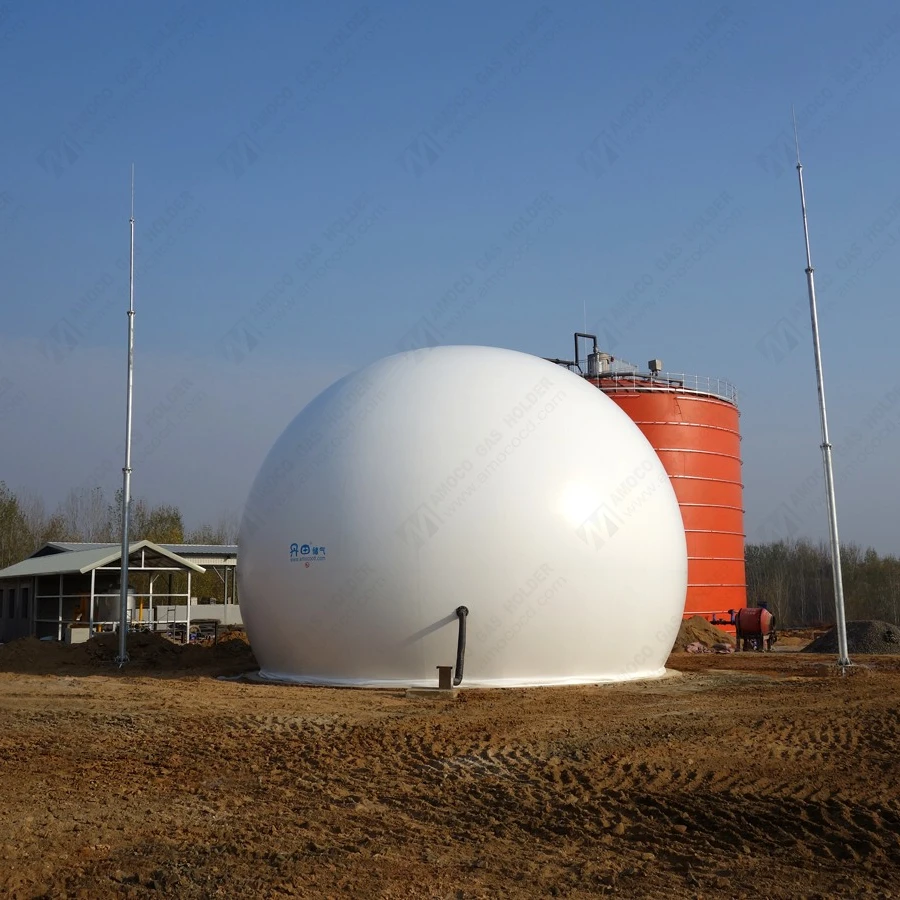 Мешок для хранения биогаза, соответствующий требованиям CE, для очистки отходов биогаза