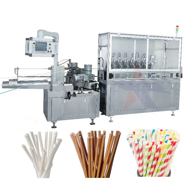 China Eco Friendly High Speed Fully Automatic 3 Layers Durable Glue Free Beverage Drinking Pipe Paper Straw Making Machine Price