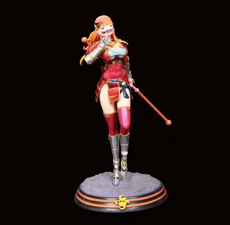 New hot selling anime doll GK 23cm One-Piece Samurai armor suit armor Luffy Nami movable figure hand toy