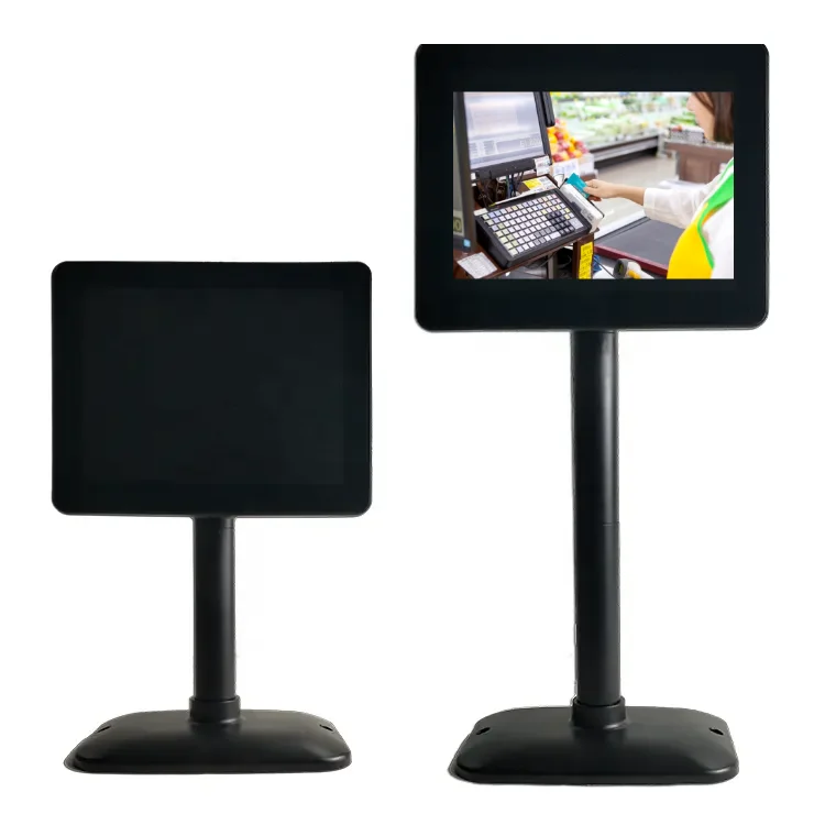 7/10.1/9.7 Inch Windows Retail POS System All in One Sale USB Pos Monitor Touch Screen Monitor LED Wifi Pole Customer Display