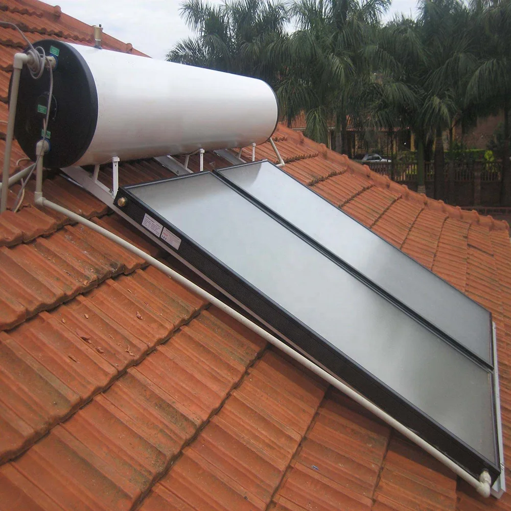 80 gallon rooftop home solar hot water geyser system geyser low pressure solar water heater