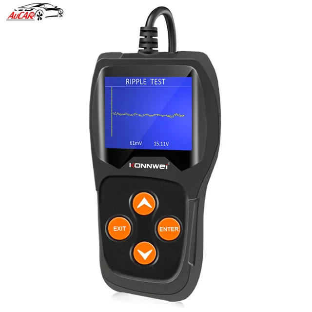 Battery Tools for the Car Quick Cranking Charging Diagnostic Car Battery Tester 12V 100 to 2000CCA 12 Volts For KONNWEI KW600