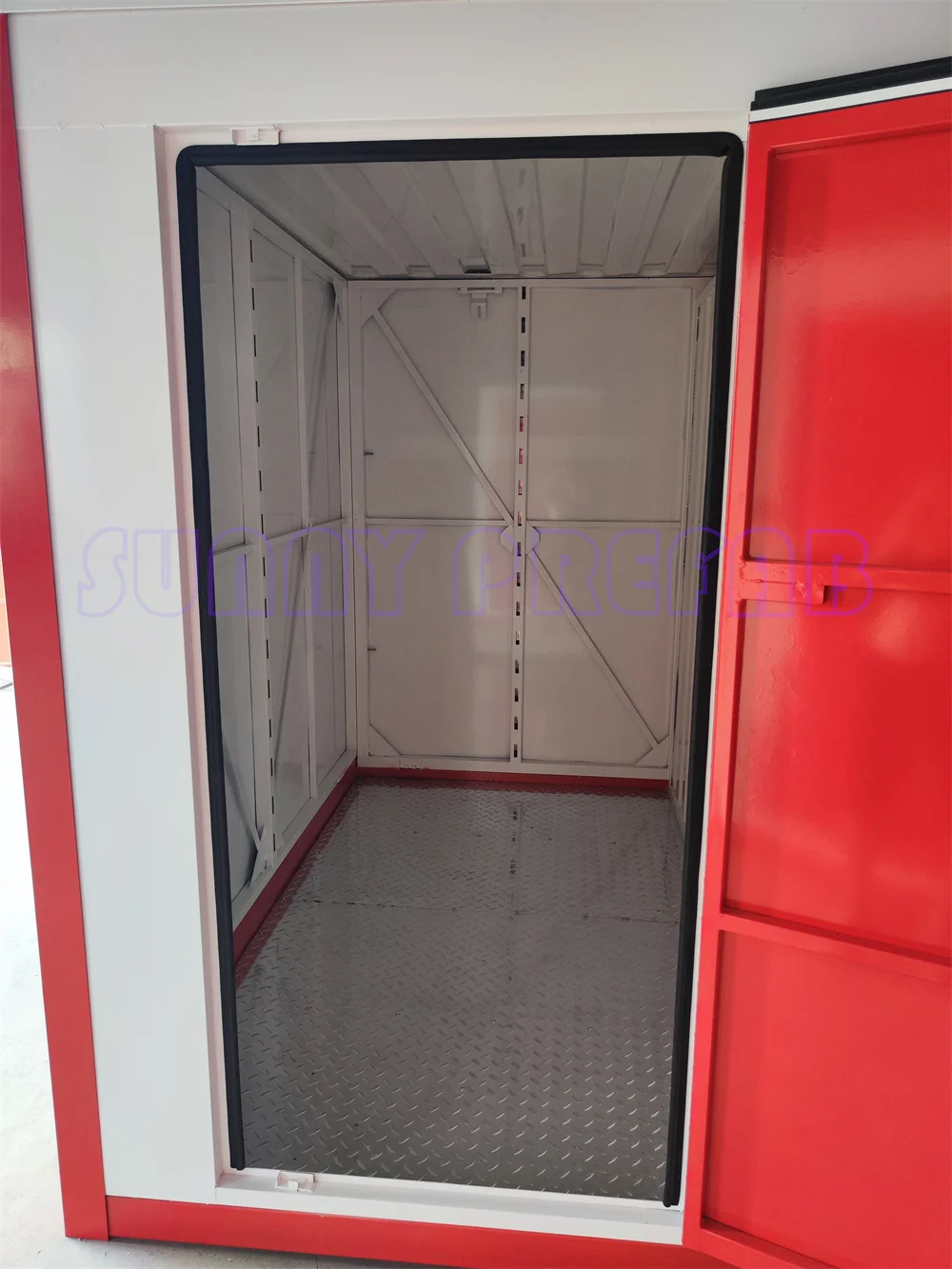 steel material prefab assemble stackable foldable mobile container  portable storage self storage units