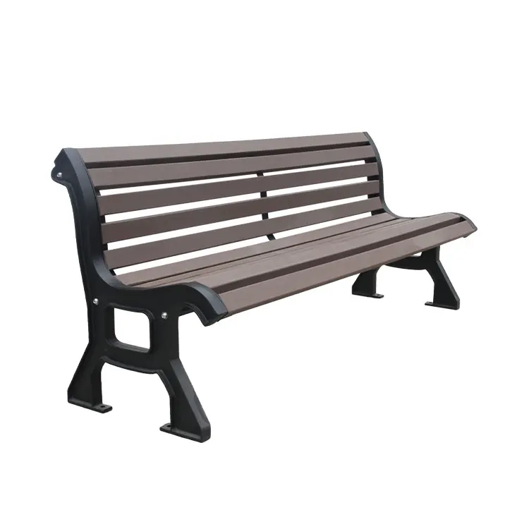 outdoor recycled plastic wood bench seat outside patio cast iron garden bench public leisure park antique wooden bench chair