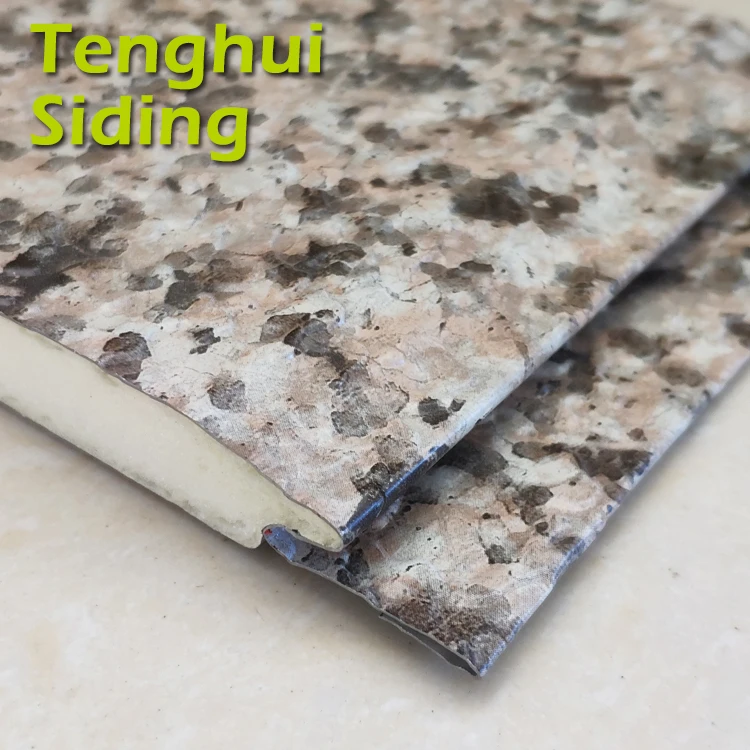 Polyurethane Foam 3d Wall Decorative Panel Making 16mm Prefab Fireproof Sandwich Panels