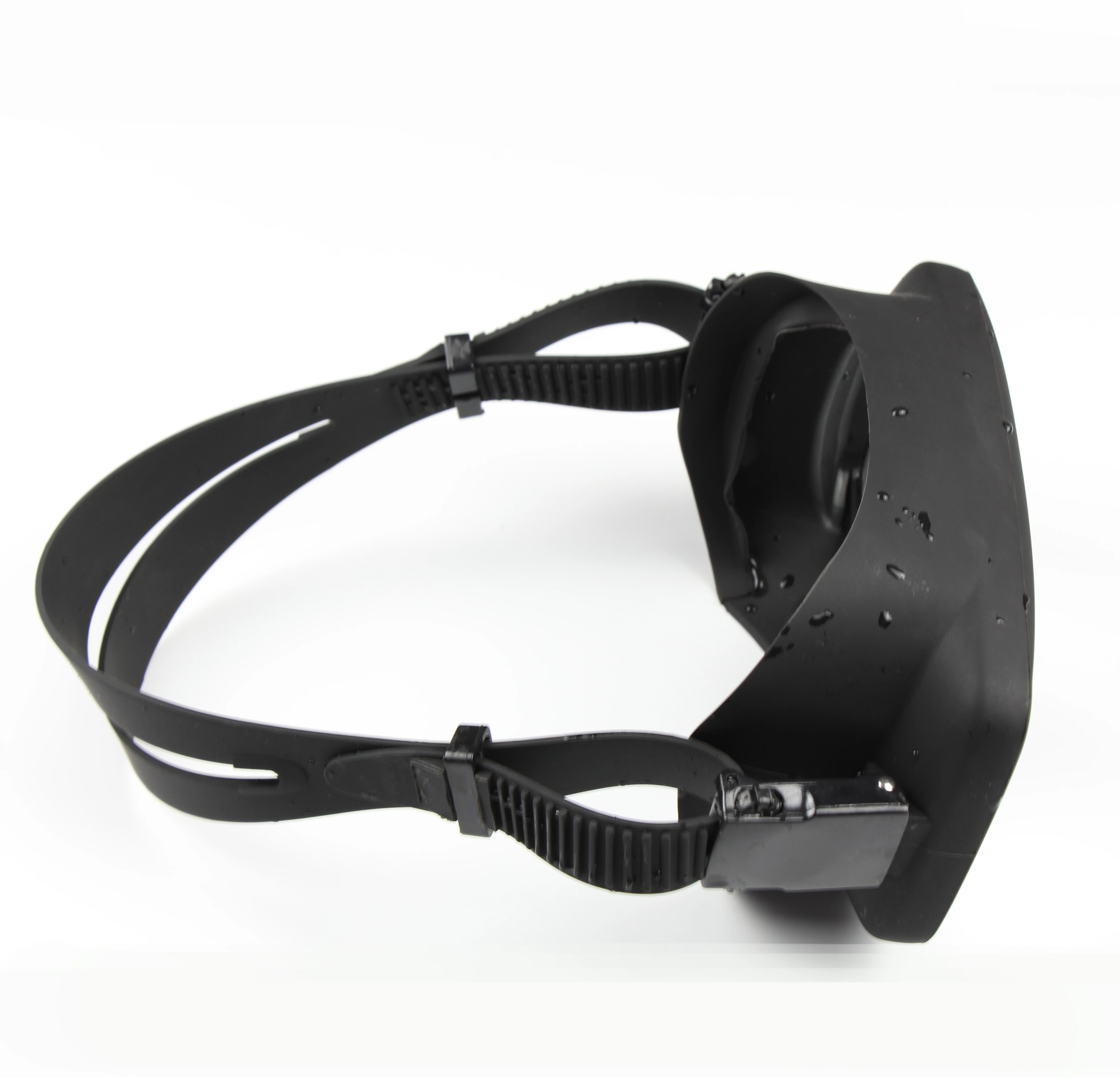 Factory Frameless Anti Fog Scuba Diving Goggles oval Snorkeling Tempered Glass Wide View single lens Dive Mask