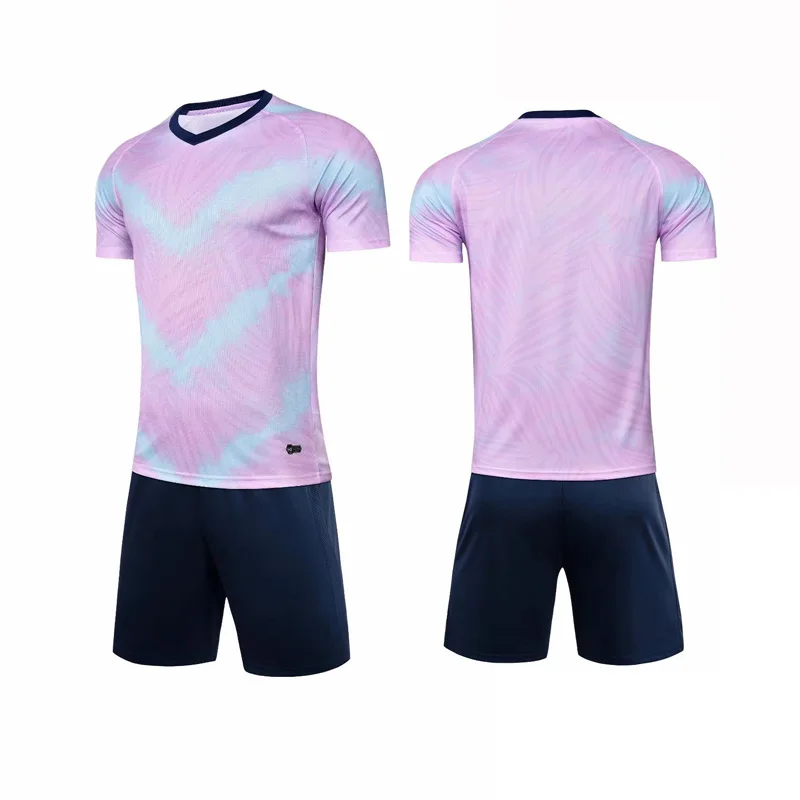 High Quality Football Jersey Quick Dry Competition Team Uniform Custom Printed Summer Sportswear Set