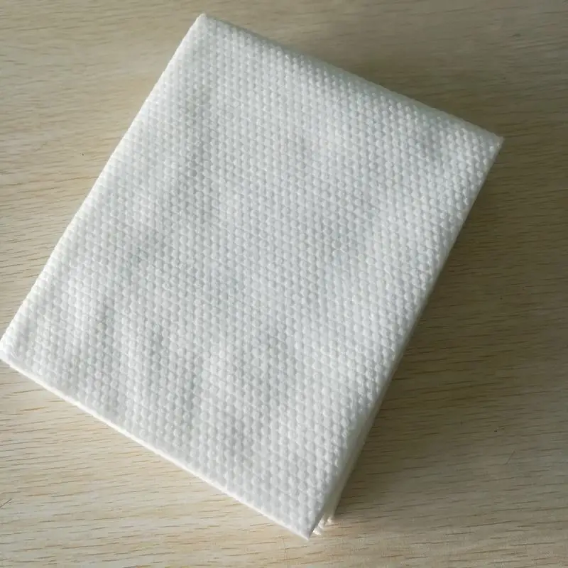 Factory supply good absorption 100% rayon nonwoven fabric jumbo roll / kitchen towel raw material spunlace non woven fabric