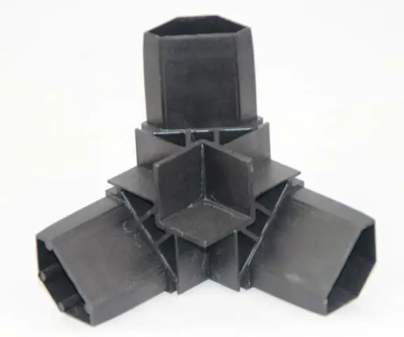 AHU replace parts Nylon 3-way corner connector for HVAC ahu modular air handling unit