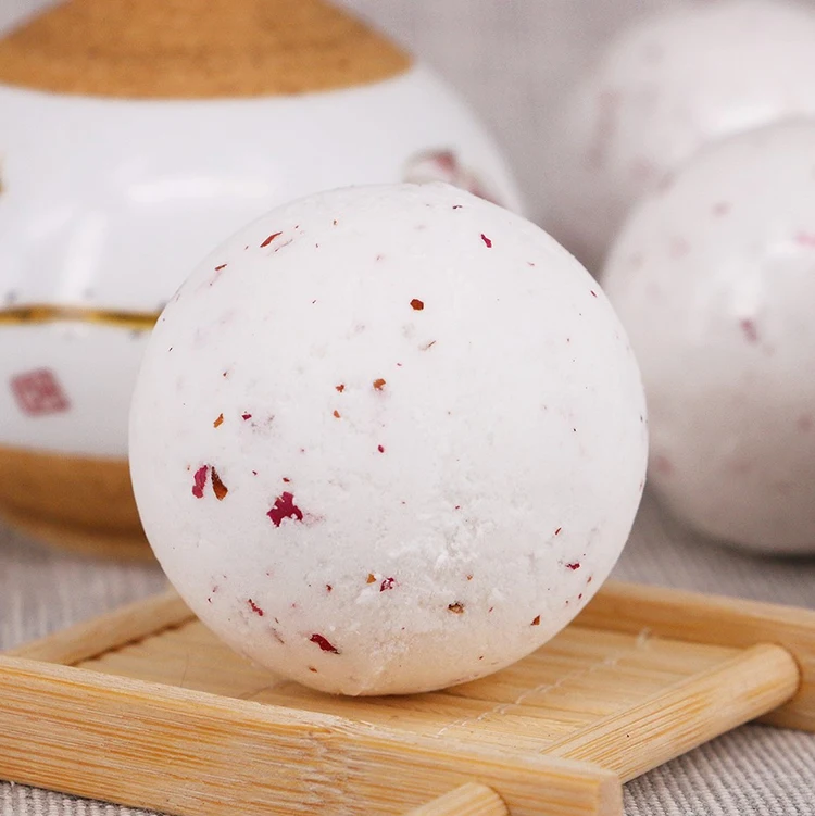 Latest arrival cross-border wholesale explosive salt bath ball toiletries bath special bath bomb