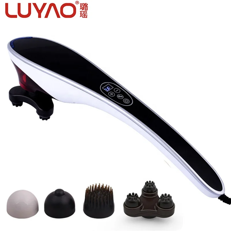 LUYAO LY-631A Wholesale vibrating percussion shoulder arm vibrator massage hand-held massager from china