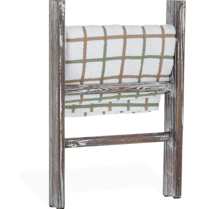 Декоративные в деревенском стиле в винтажном стиле; Искусственно состаренные фоны с Деревянной Стеной опираясь 5-стойки, банное полотенце, стеллажи для выставки товаров лестница