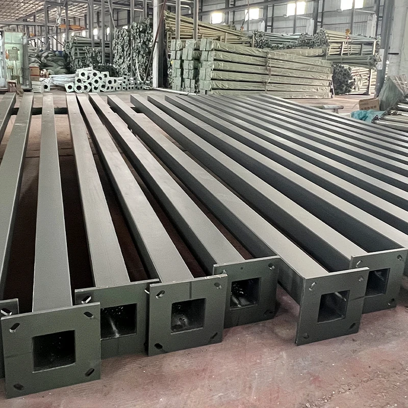 Hot Dip Galvanized Electric Steel Pole round Solar LED Street Light for Road and Highway Application Competitive Price