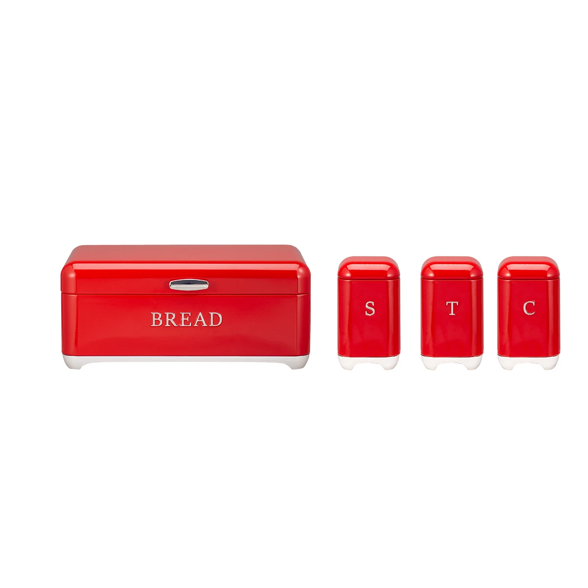 crown series Metal Bread Bin set Tea can coffee can Kitchen storage Bread Containers kitchen organizer can
