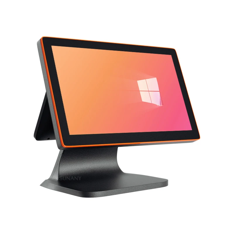 15.6 inch Computer Cash Register Machine System Touch Screen oem Pos Terminal dual touch