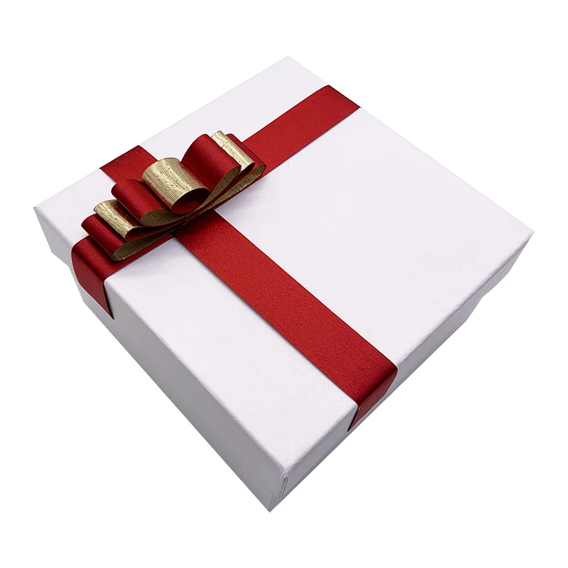 Handmade Gift Box Decoration Pre-tied Pull Elastic Loop Ribbon Packing Bows