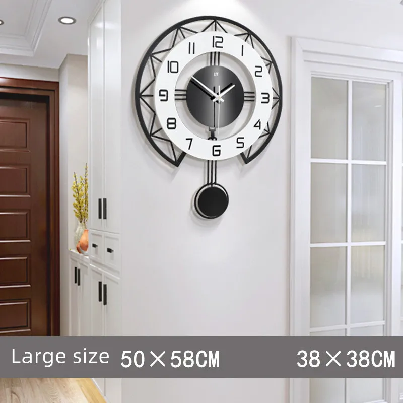 Wall watch mute wall clock home fashion landscape modern decoration ornaments atmosphere simple wall clock