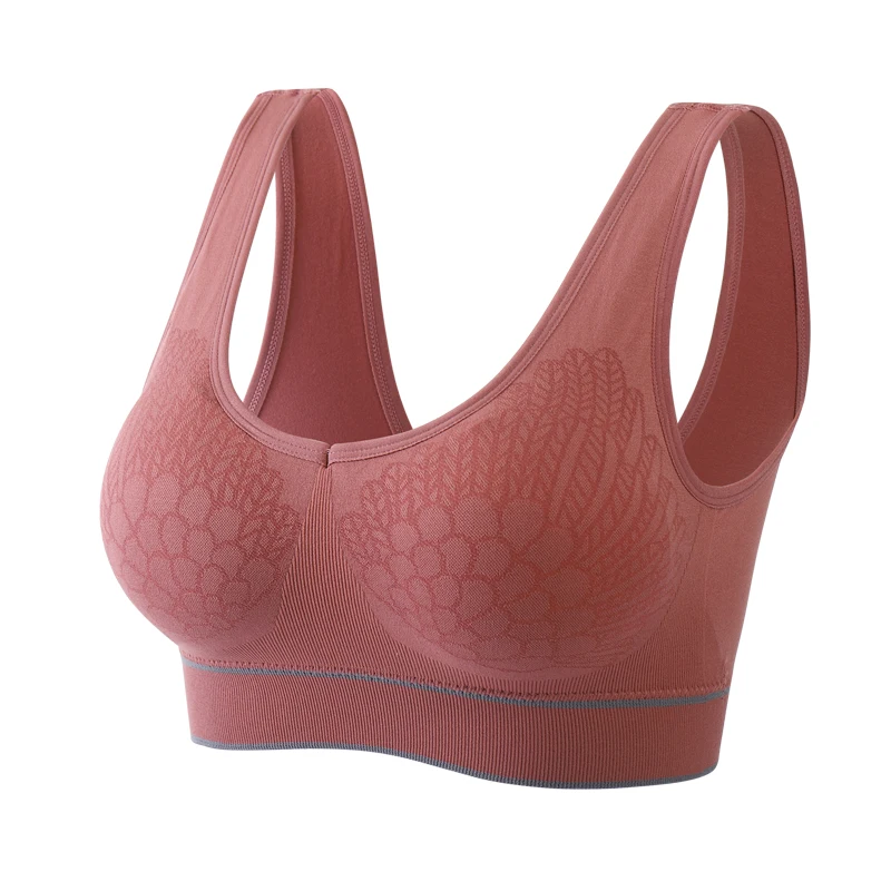 
Swan Wings Cup Breathable Removing Padding Wireless Seamless Crop Tube Top Bra Chest Wrap 