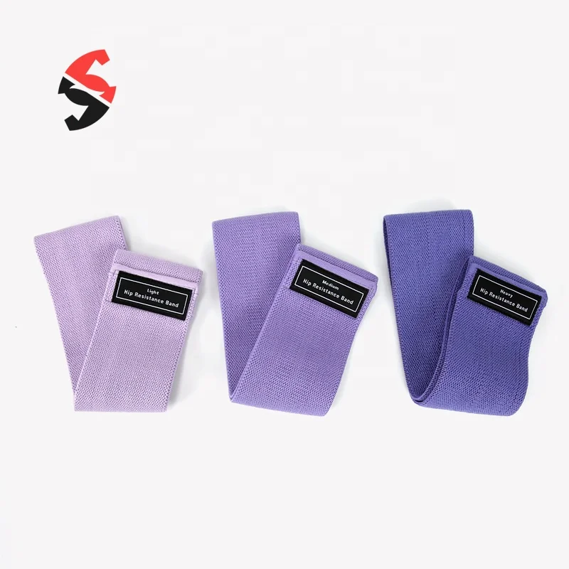 Fitness Gym Yoga Custom Logo Anti Slip Hip Booty Resistance Band