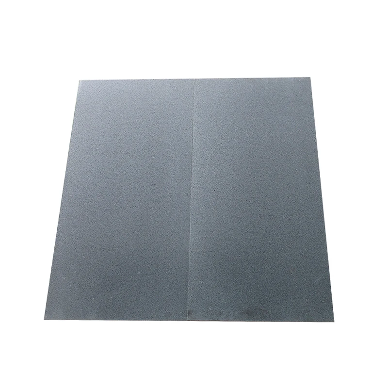Honed Hainan Black Basalt Tile Black Lava Stone Tile For Sale