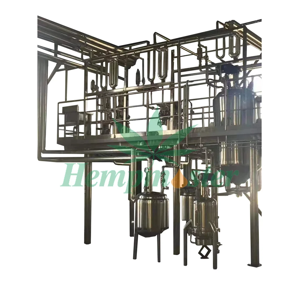 Customized Professional Different Capacity Biomass to Isolate Production Line  for CBD Hemp Extraction