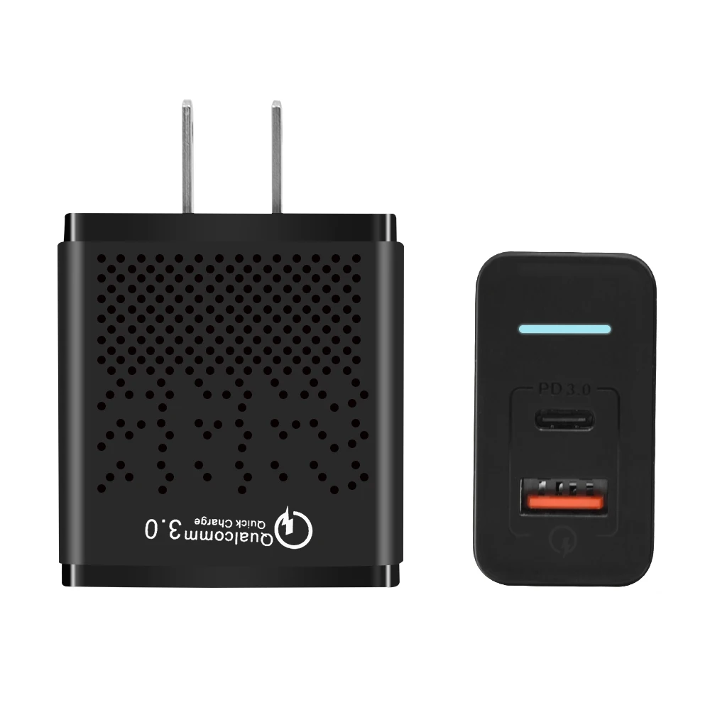 Лидер продаж настенное зарядное устройство MIUSB 2020 с двумя портами сетевое QC3.0 портативное PD для мобильного телефона