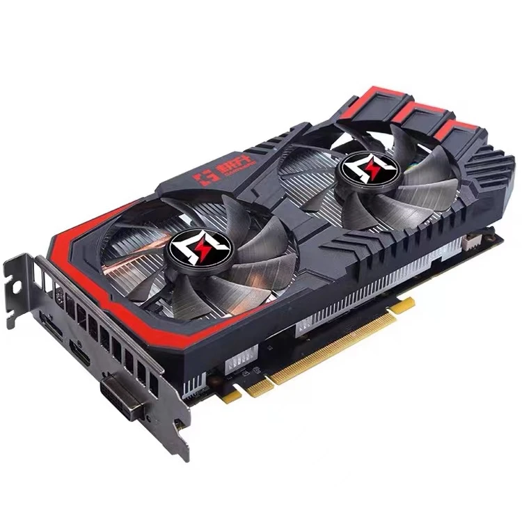 Новинка 2021 игровой компьютер AMD RX580 с двумя вентиляторами графическая карта 8 ГБ