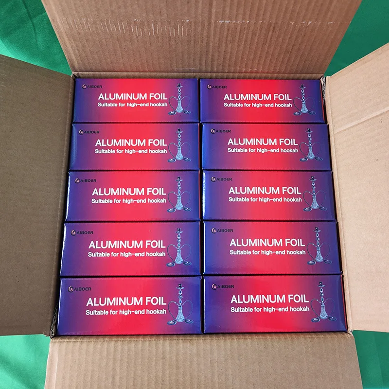 50pcs/box0.03mm Hookah Foil Shisha Aluminum Foil Charcoal Hookah Foil No reviews yet 1 sold