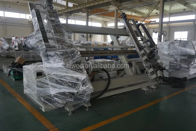 CNC 4 head vertical aluminum corner crimping machine for corner punching combination of aluminum window door