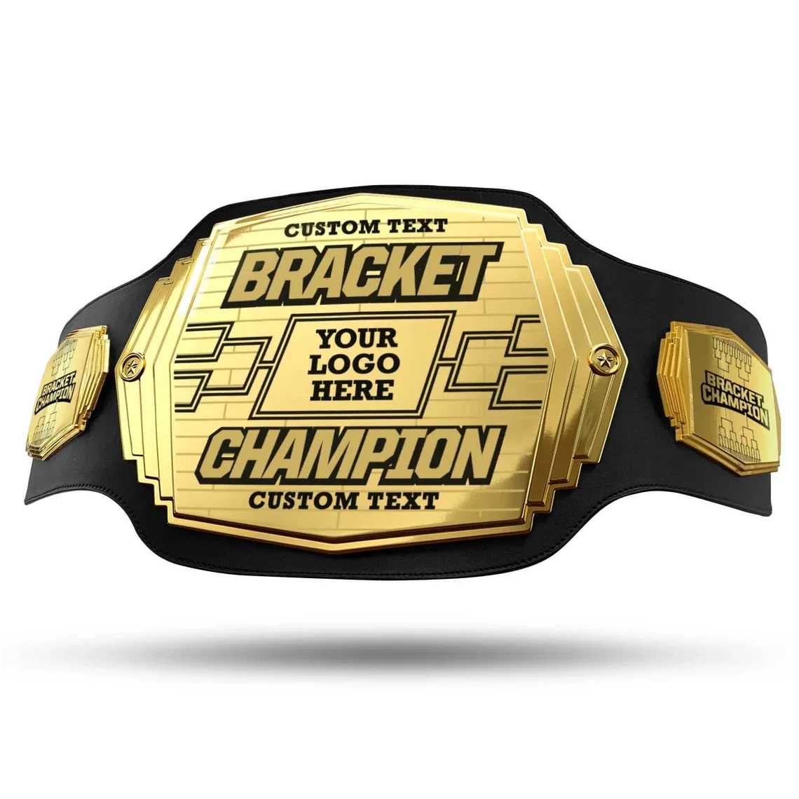 Custom Championship belt High quality metal leather Gold Belt Wrestling Football baseball Softball Hockey bowling Wrestling