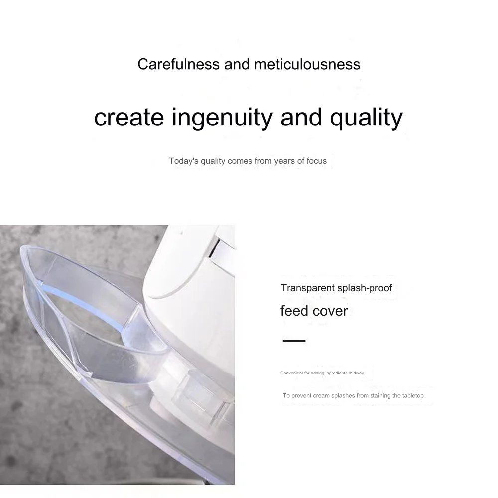 High Speed Mixer Food Cooking Mixer Machine 10L Smart Food Prcocessors Automatic Chicken Kitchen Food Mixer