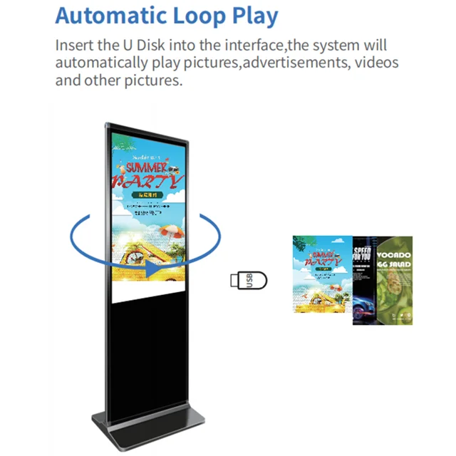 Top Manufacturer Android Kiosk Touch Screen indoor Kiosk Stand Touch Screen 32/43/49/55 Inch Touch Screen Information Kiosk