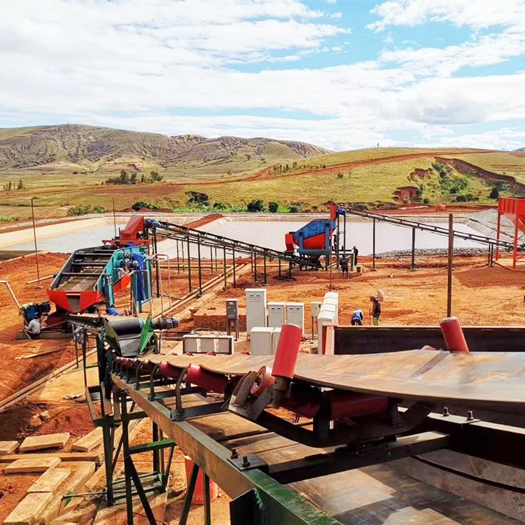 Chrome Ore Concentrator Machine Mobile Chrome Washing Plant With Spiral Chute