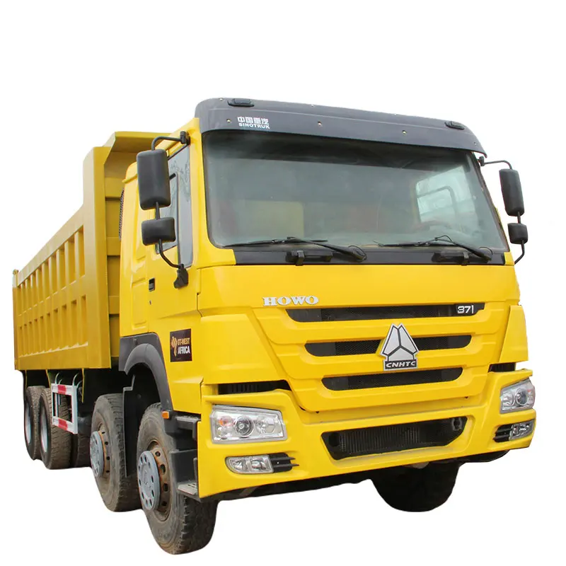 Chinese Sinotruck Howo 371 Used Tipper 8x4 Heavy 30 Cubic Meters 50 Ton Canter Used Dump Truck