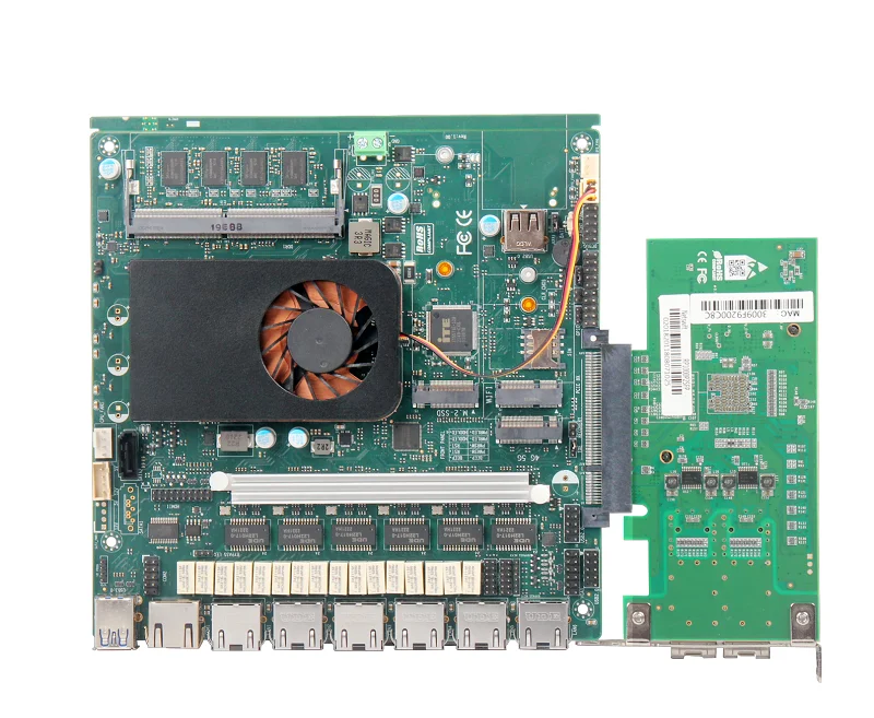 Zunsia cheap Core11th Network Firewall PC Mainboard 6LAN Computer Server Firewall Rackmount Motherboard for 1U Network Appliance