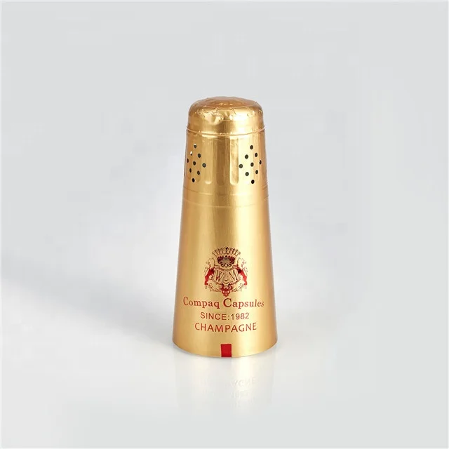 custom printing and colorful sparkling foil capsules for champagne and wine wholesale