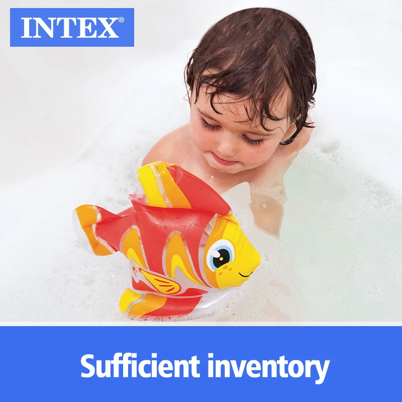 
[ SALE ] INTEX 58590 Summer beach swimming toys animal inflatable toys bath toys 