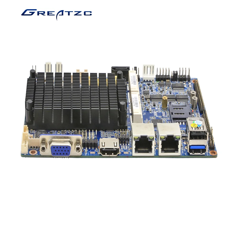GREATZC ZC35-EN2807DL Onboard Dual-core N2807 CPU 3.5Inch Mini Fanless Embedded Industrial  Motherboard