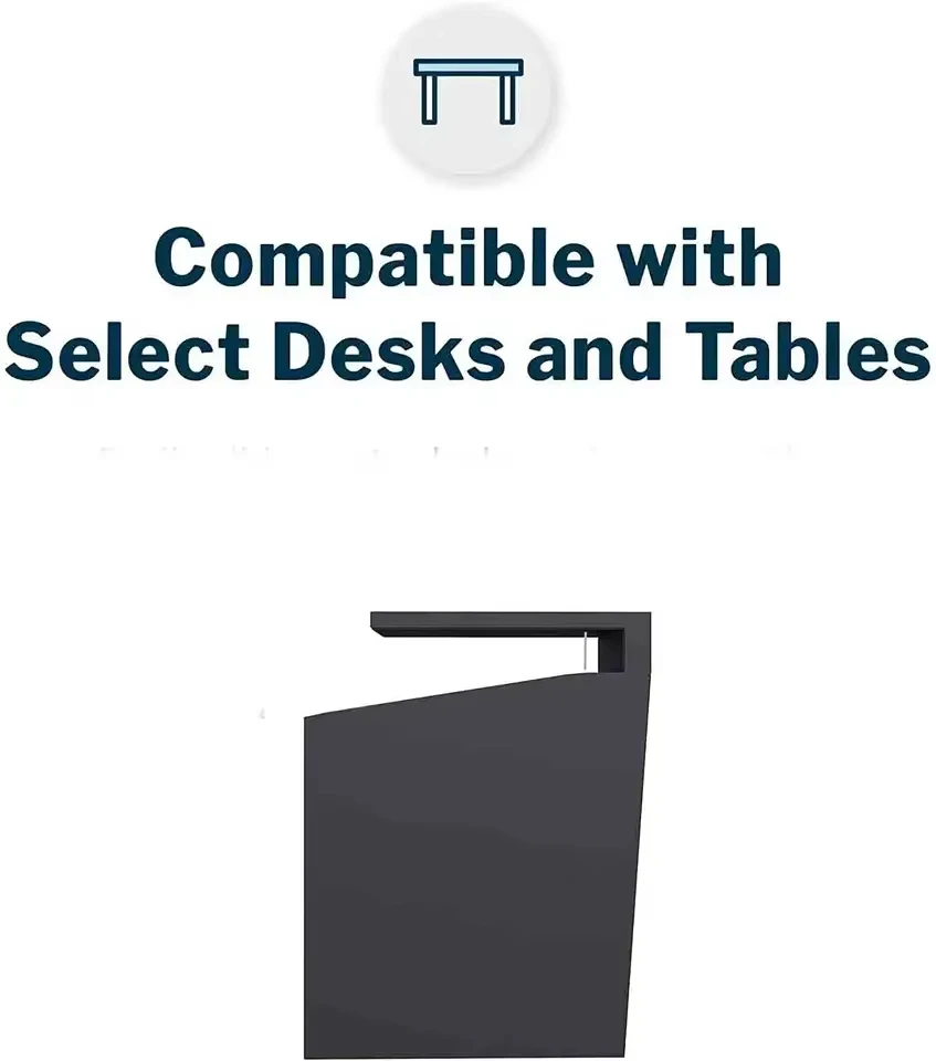 Vertical Hanging Storage Unit Solid Desk Storage Box Under Table Stand Files Shelf Organizer Tray