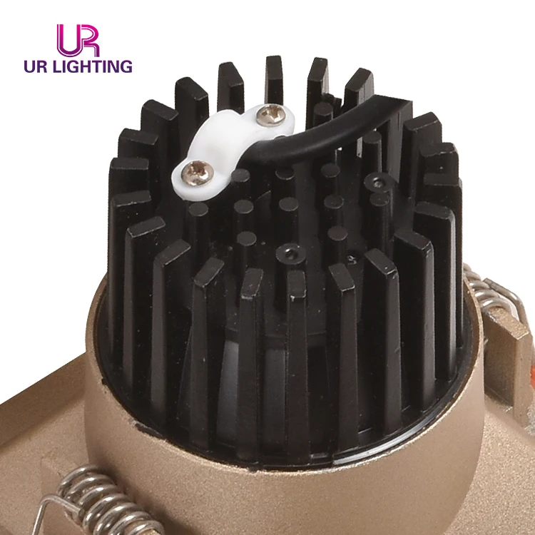 
High efficiency transparent light office shop COB 7w cob LED ceiling spotlights 