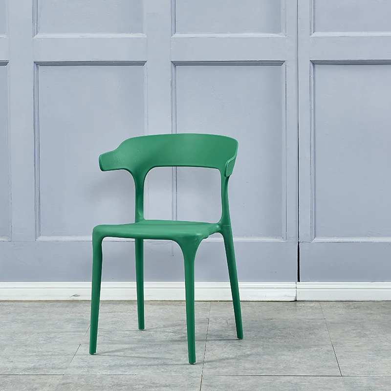 
Stock Hot Sale Outdoor garden event Restaurant Furniture leisure PP armchair cheap Dining Room Stackable Plastic Chair 