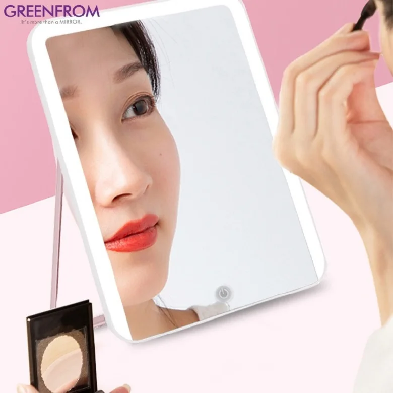 Wholesale Buit-in Lithium Battery And USB Cable Free Angle Adjustment LED Table Mirrors