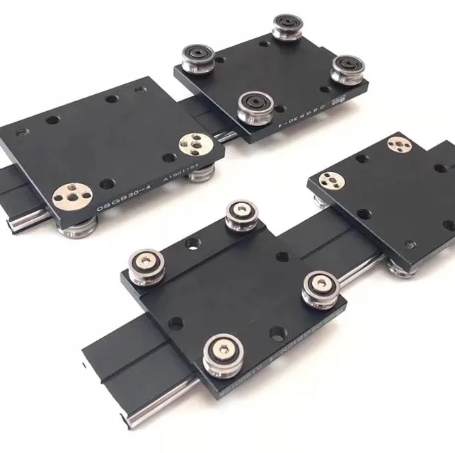 OSGR10N Dual axis  Aluminum Linear Guides  With OSGB10UU Four Rollers Bearing Block