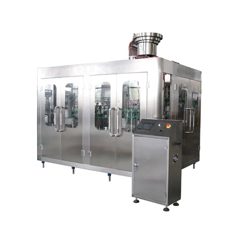 Cola sprite bottling filling line with glass bottle / beer glass bottle filling machine