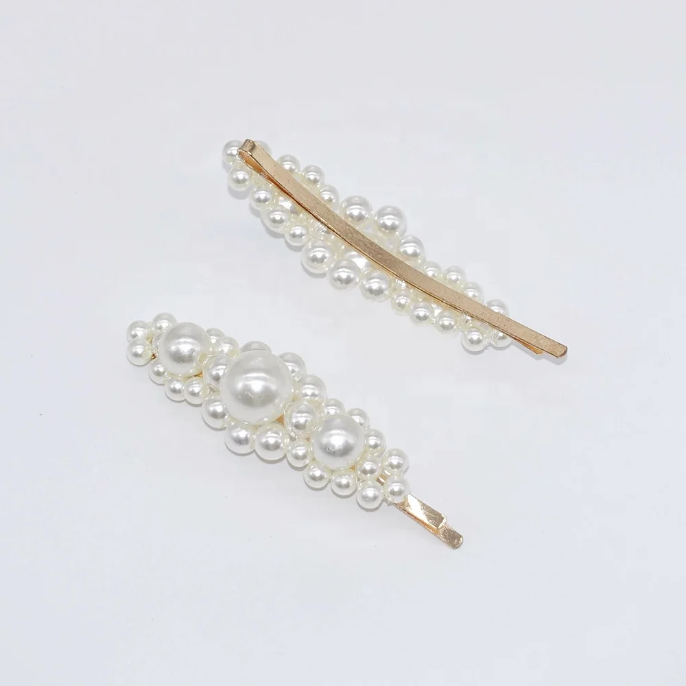 Pearl Design Barreet Clip Hair Pins Ladies Fancy Hiar Clips