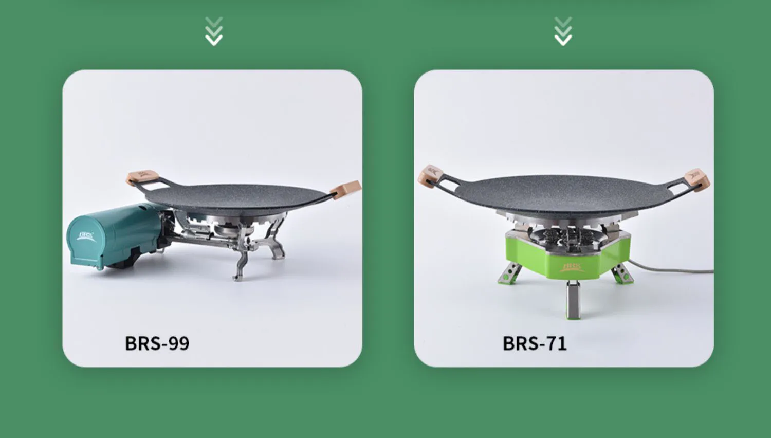 BRS 34CM Outdoor BBQ Grill Pan Nonstick Baking Tray Korean Roasting Portable Gas Induction Cooker Grill Plate Camping Equipment