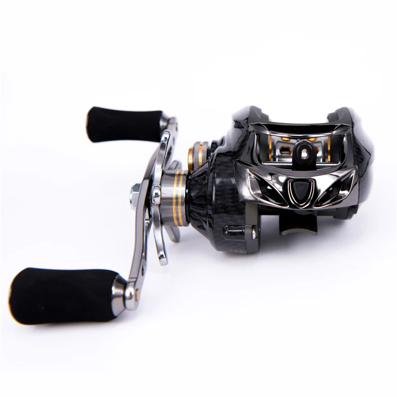 18+1 BB Fishing Reel Carbon Shell Lightweight 217g Max Drag 10KG/17.6LB Baitcasting Reel Fishing Wheel Pescar