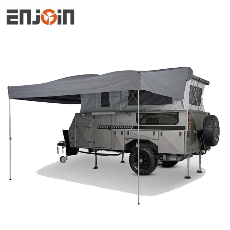 ENJOIN 2022 Hot Garavan Tent Car Awning Factory Customized Roof Top Tent  Car Side Awning for Outdoor Camping